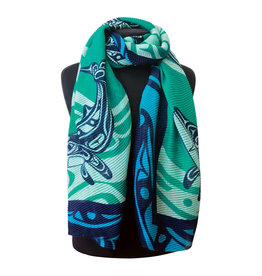 Eco Scarf - Humpback Whale by Gordon White (ESCARF12)