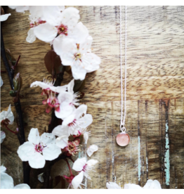 B.C Cherry Blossom 8mm Silver Necklace
