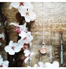 B.C Cherry Blossom 10mm Silver Necklace