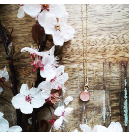 B.C Cherry Blossom 8mm Gold Necklace