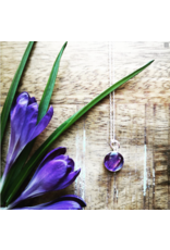 Manitoba Prairie Crocus 10mm Silver Necklace - MB0110S