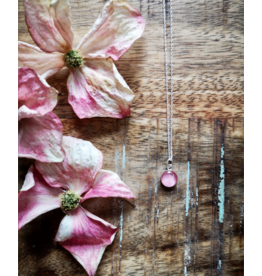 B.C Pacific Dogwood 8mm Silver Necklace