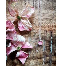 B.C Pacific Dogwood 10mm Silver Necklace