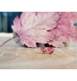 Maple Leaf 4mm Gold Earrings