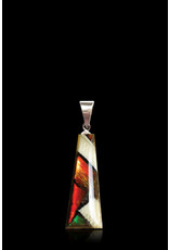 Collier Ivoire de Mammouth et Ammolite Petit 'Dima' - DF1