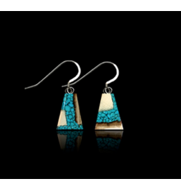 Boucles d'Oreilles en Ivoire de Mammouth "Dima" - DFT3
