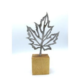 Metal Sculpture - Med Maple Leaf