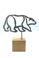 Metal Sculptures - Medium Bear