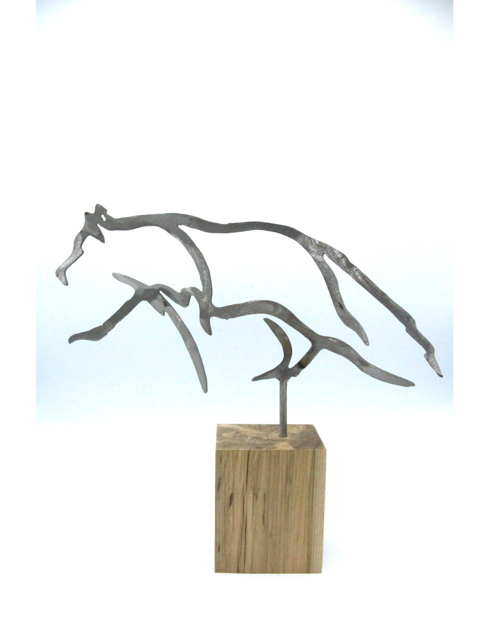 Metal Sculptures - Small Wolf