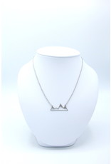 Mountain Necklace Silver