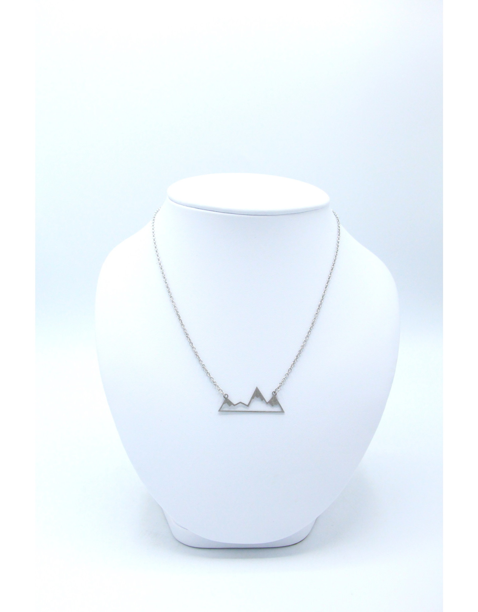 Mountain Necklace Silver