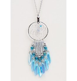 Dream Catcher Necklace with Beads