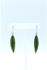 Jade Leaf Earrings - 1885