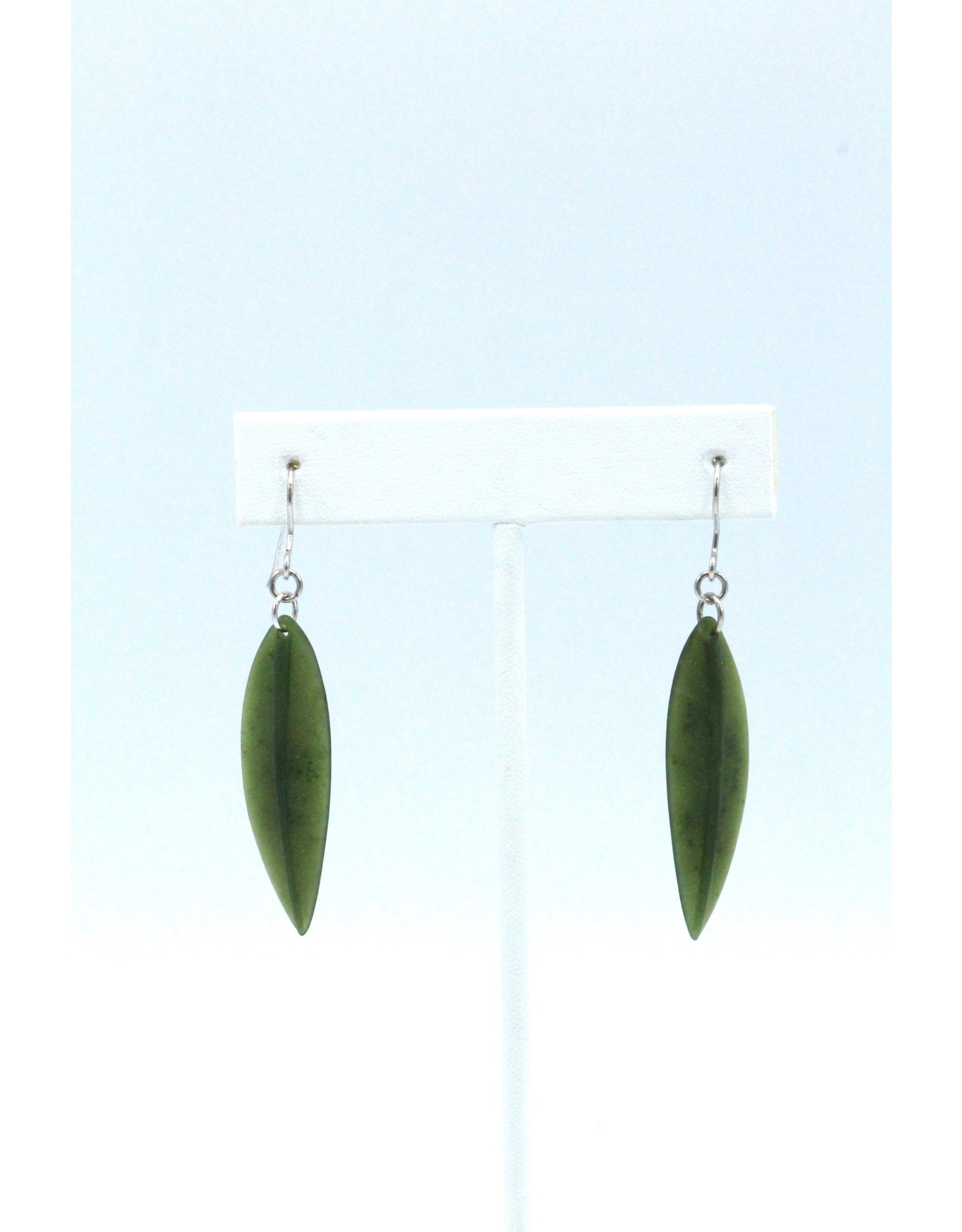 Jade Leaf Earrings - 1885