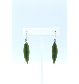 Jade Leaf Earrings - 1885
