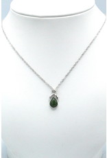 Jade Teardrop Necklace - JPS62