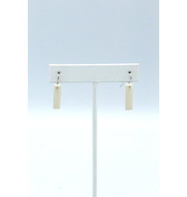 Fossilized Mammoth Ivory Earrings - MDS75