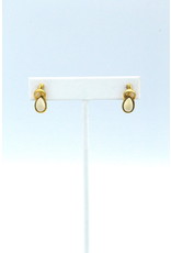 Fossilized Mammoth Ivory Earrings - ME60