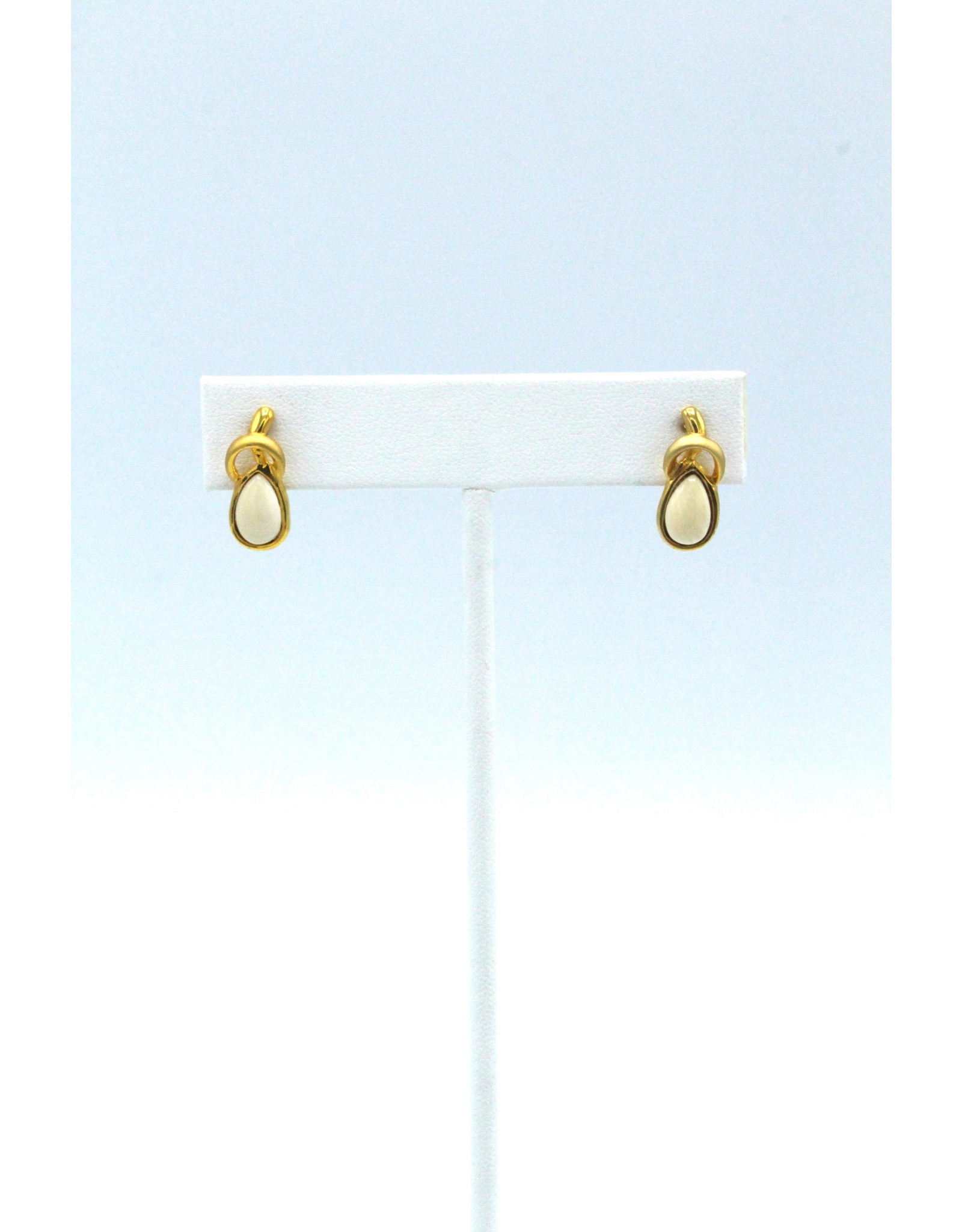 Fossilized Mammoth Ivory Earrings - ME60