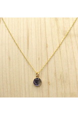 Collier Fleur de Lis du Québec Plaqué Or 8mm  - QC0108G