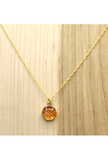 Tiger Lily 10mm Gold Necklace - SK0110G