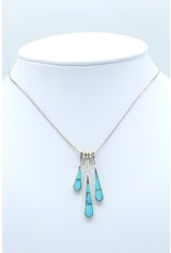 Collier 3 Gouttes Turquoise - N108-61