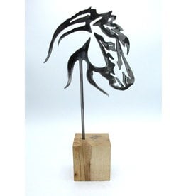 Metal Sculpture - Horse’s Head Profile