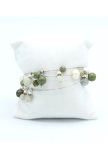 Epidote & Sapphire Mix Bracelet - BSA1