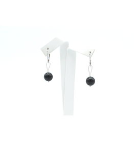 Navy Argillite Earrings