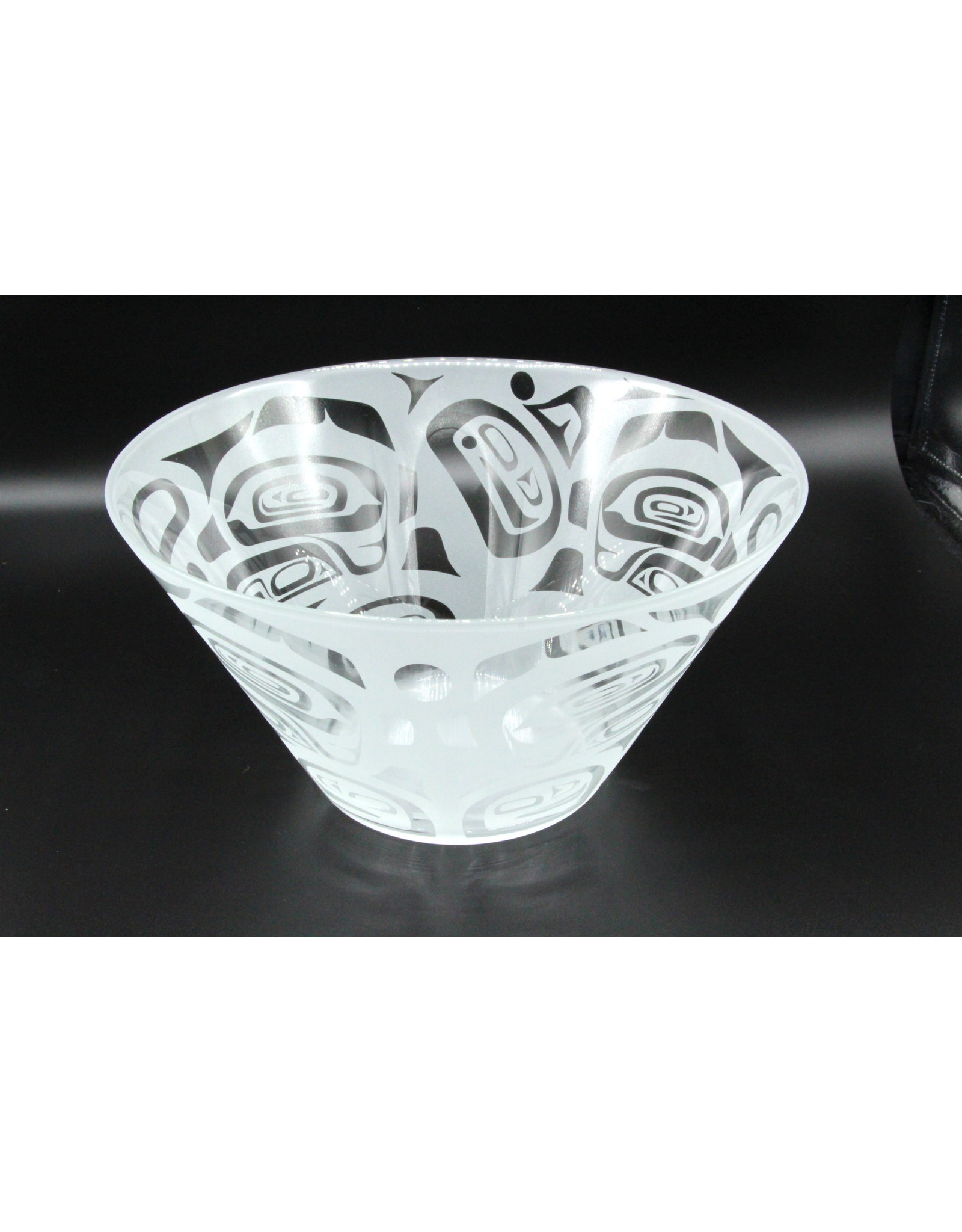 Bol en Verre - Corbeau