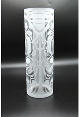 Tall Glass Vase - Raven