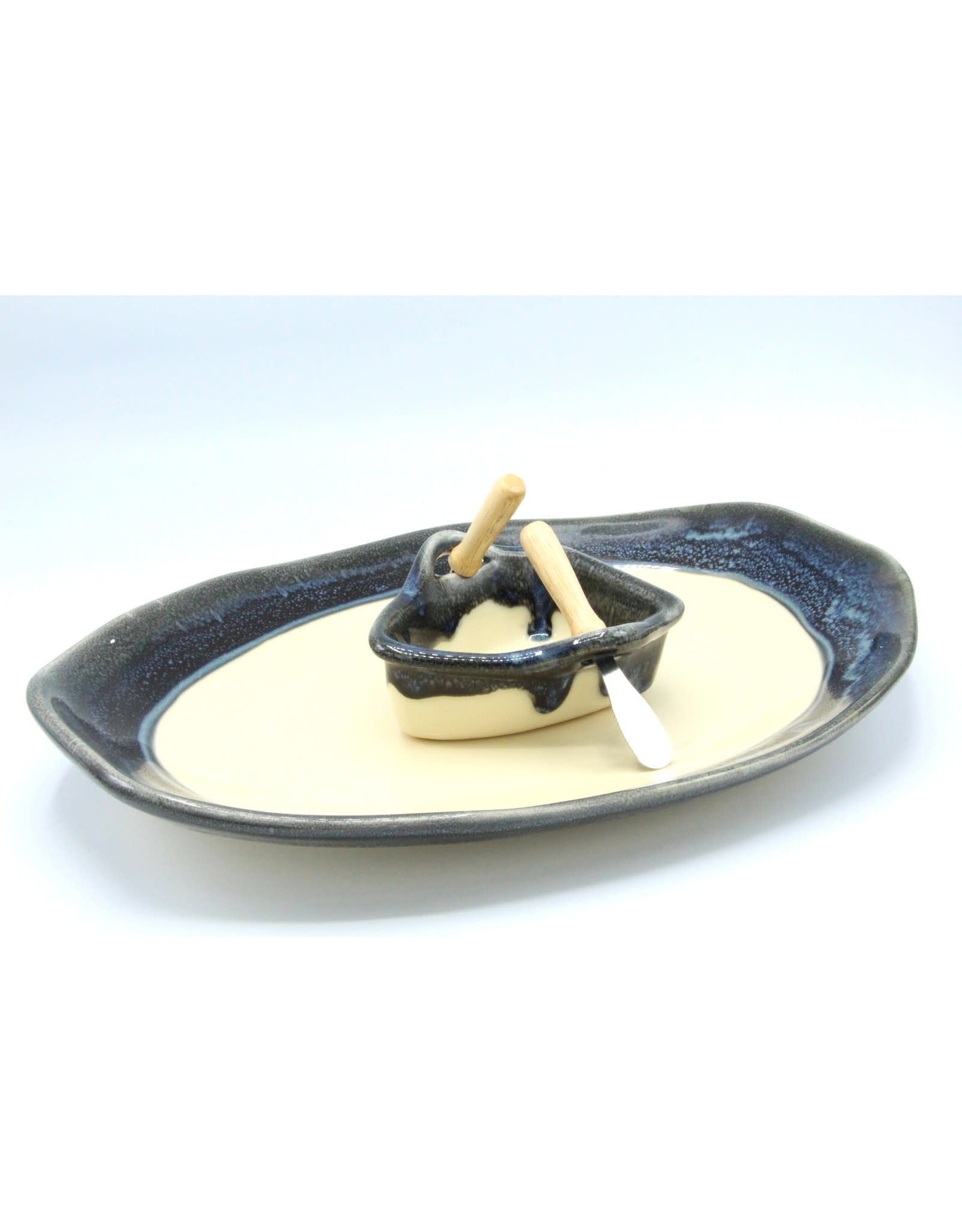 Boat on a Pond Dip Set - Granite