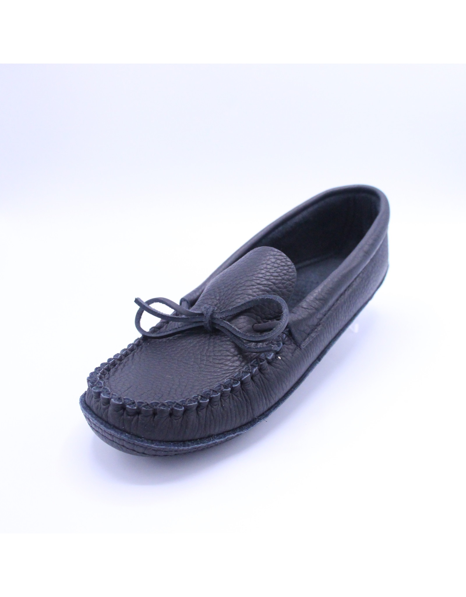 Men Moccasin Leather - Black