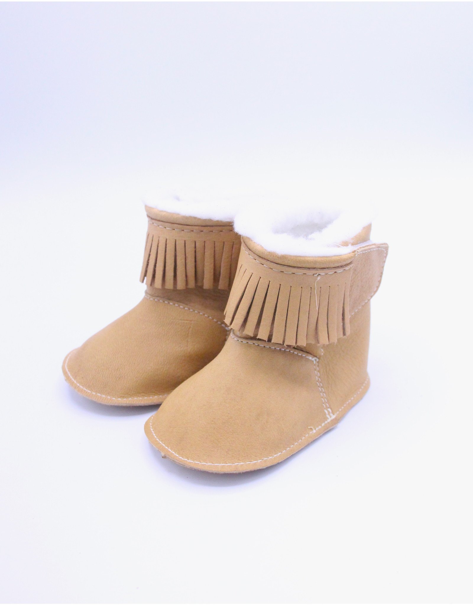 Baby Lined Moccasin - Brown