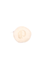 Small Round Coin Purse 611 Cream - Head