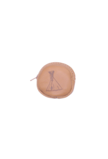 Small Round Coin Purse 611 Light Brown - Tipi