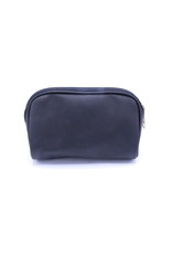 Black Leather Muskox Toiletry Bag