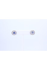 12mm Stud Forget Me Not Earrings - J12SFMN3