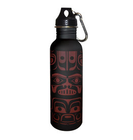 Water Bottle - Chilkat Whale by Ryan Cranmer