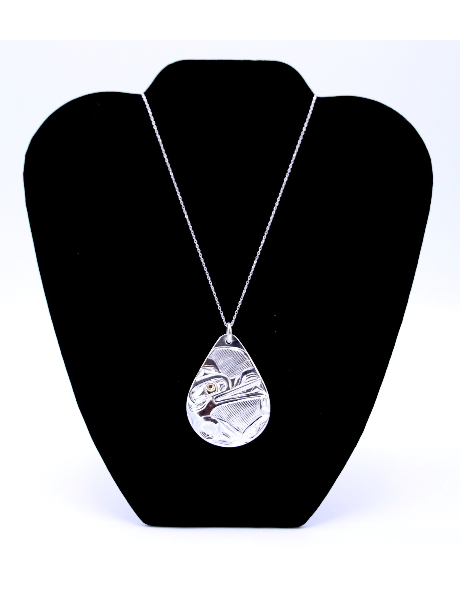 Wolf Teardrop Necklace by Corrine Hunt -  CHP07