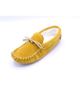 Ladies Lined Moccasin Indian Tan