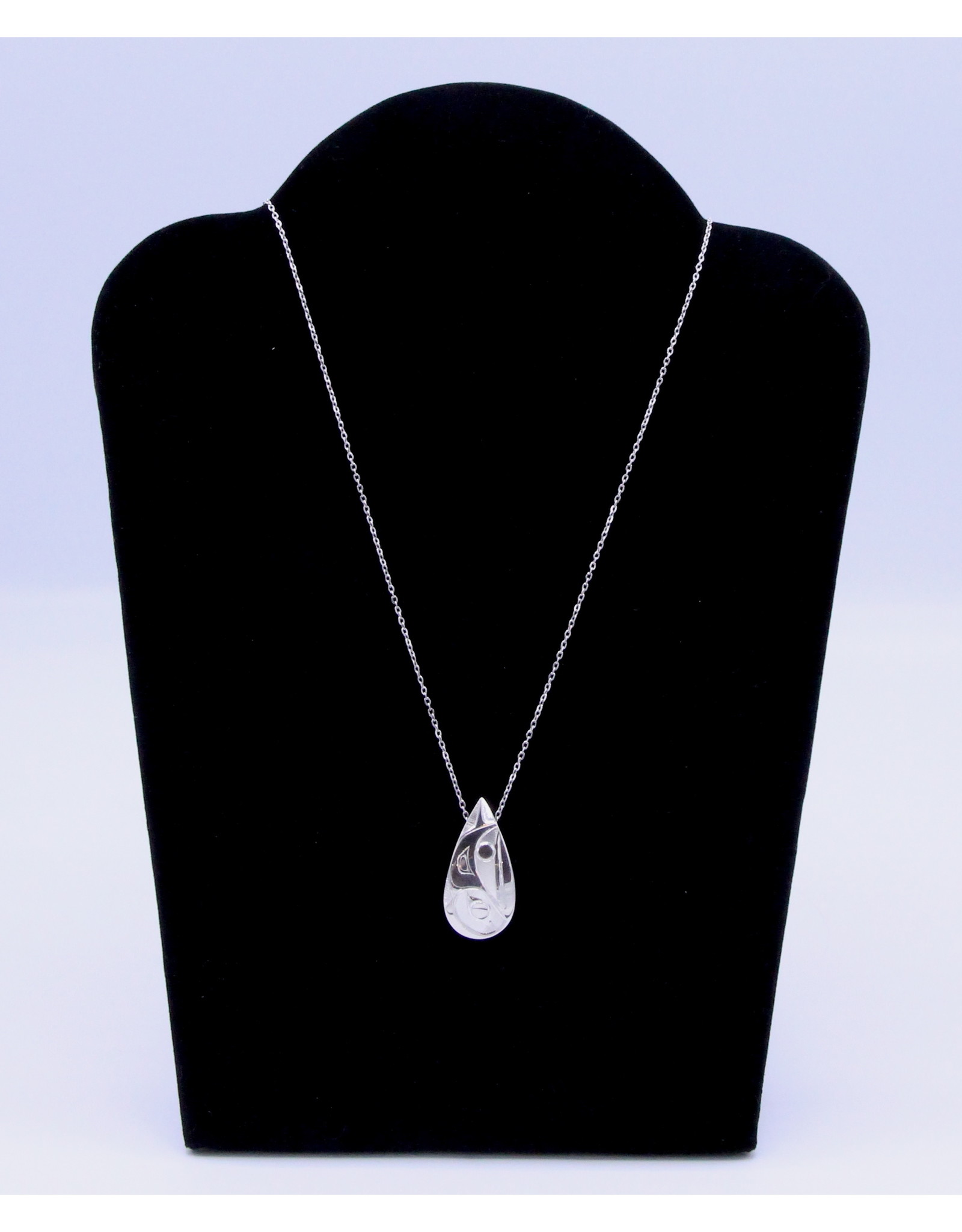 Raven Teardrop Necklace by Hollie Bear - HBN11