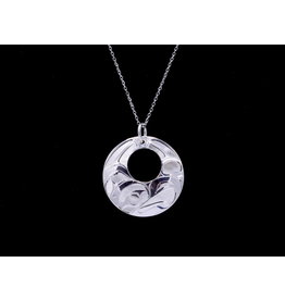 Round Eagle Necklace by Hollie Bear