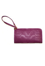 Embossed Fashion Clutch by Francis Horne Sr. - Raven (EFCP3)
