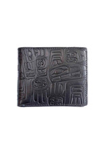 Embossed Wallet Eagle by Ben Houstie Black - Eagle Crest - EFW4