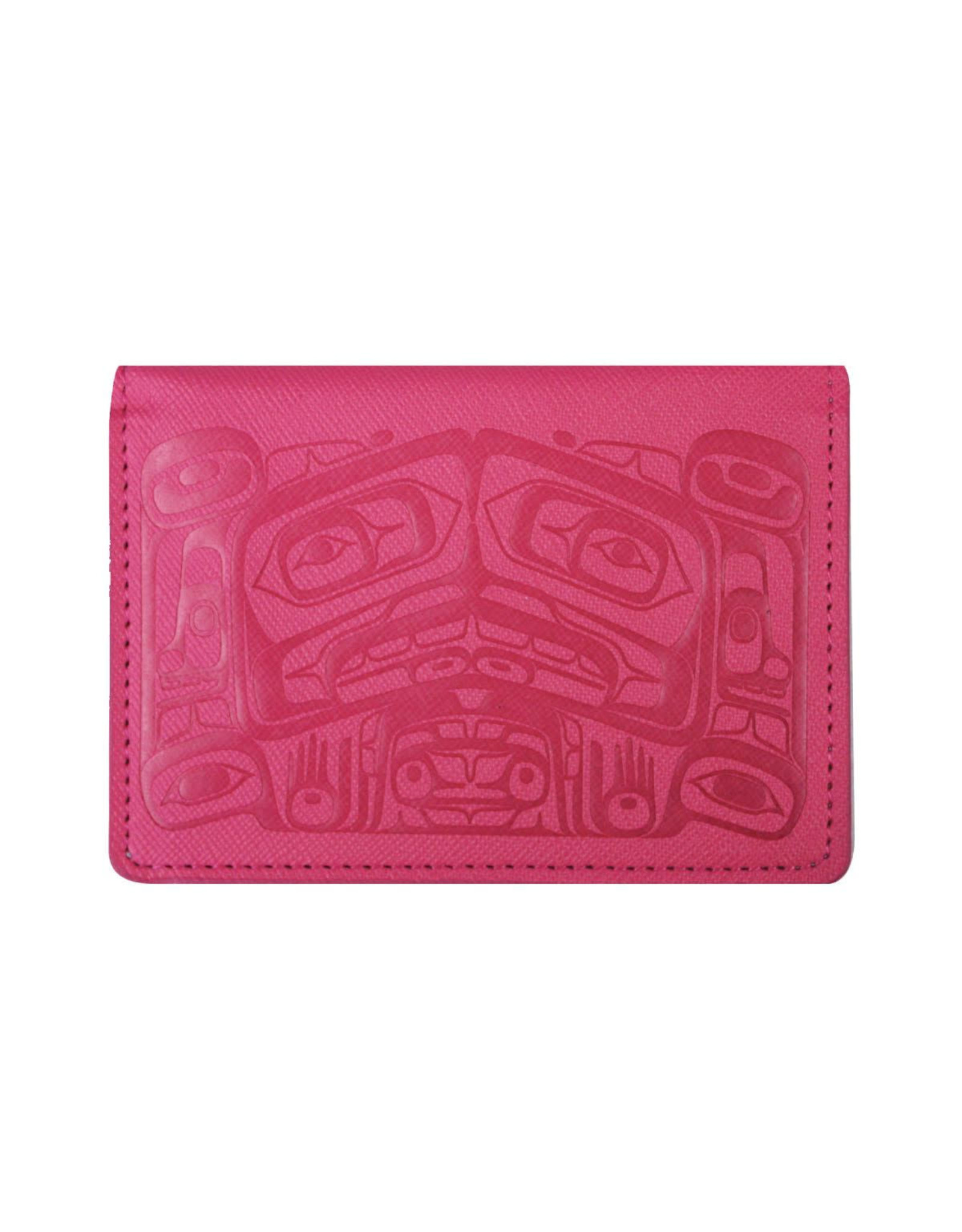 (Pink) Raven Box by Allan Weir Card Wallet - ID24