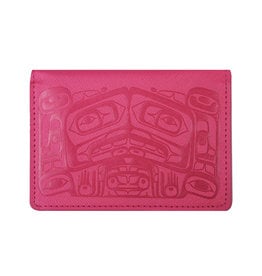 Raven Box by Allan Weir Card Wallet - Pink