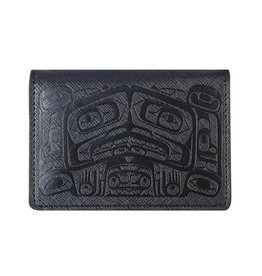 Raven Box by Allan Weir Card Wallet- Black