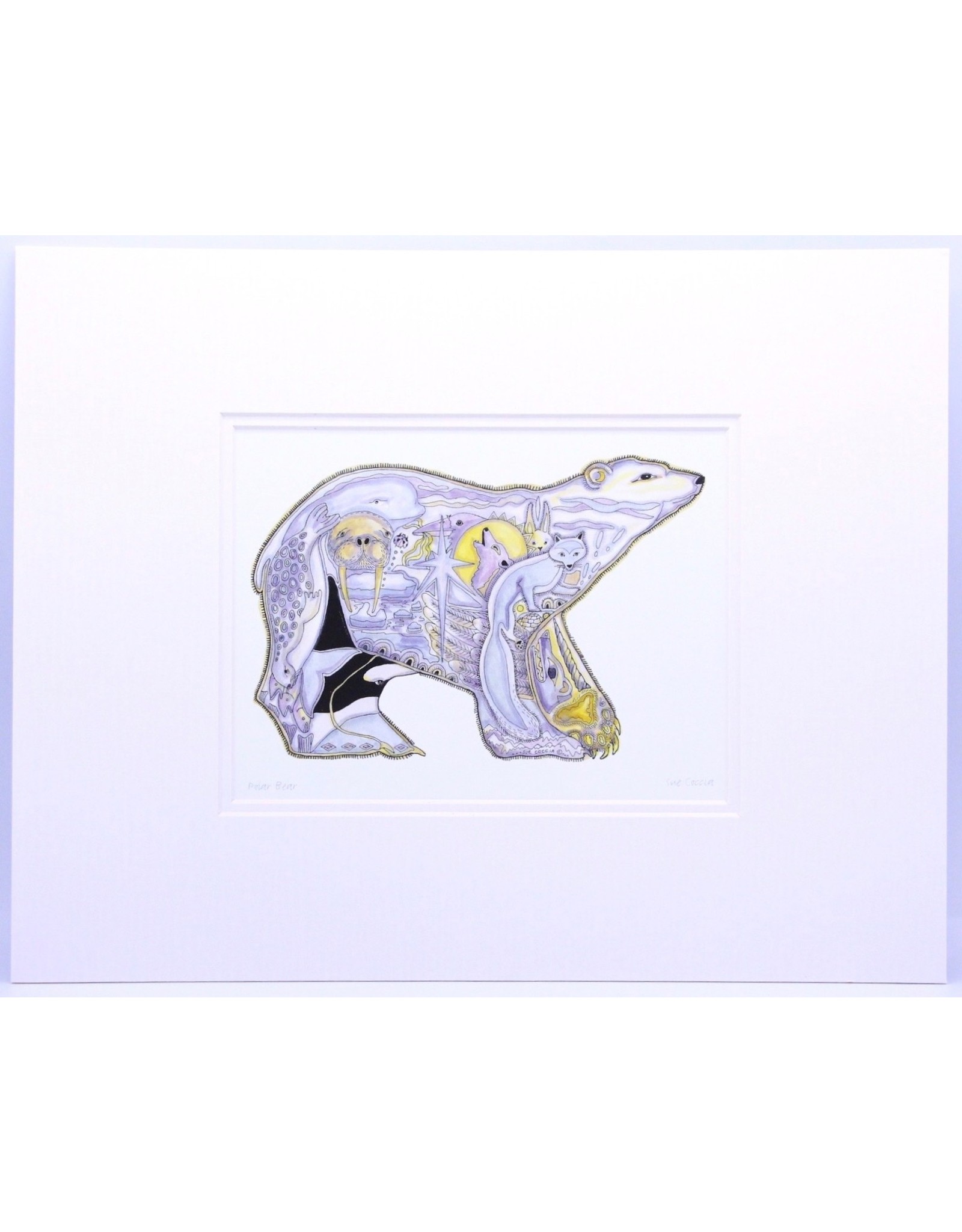 Polar Bear by Sue Coccia Matted