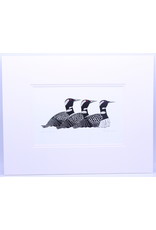 Return of the Loons by Kenojuak Ashevak Matted
